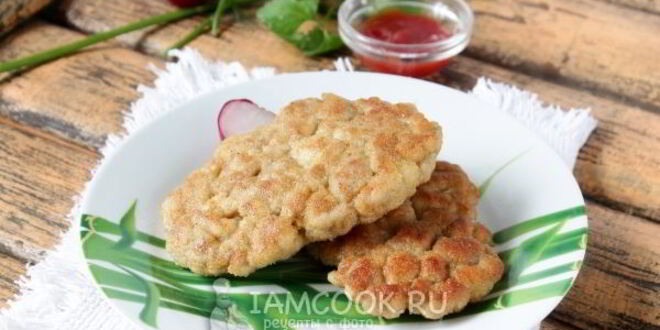 Рецепт шницеля рубленого из свинины