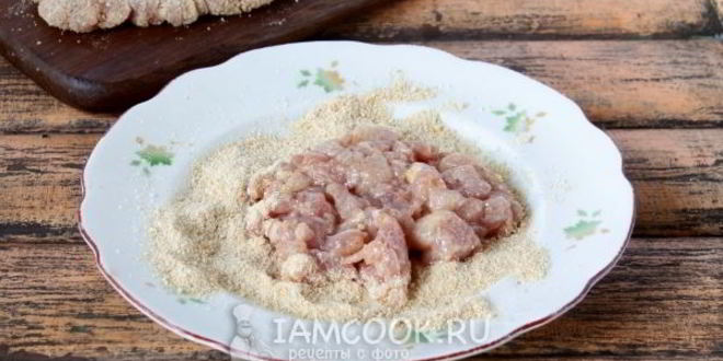 Рецепт шницеля рубленого из свинины
