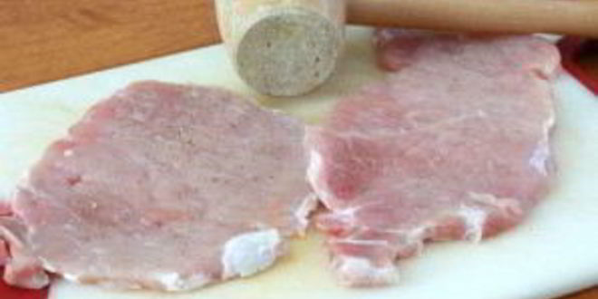 Рецепт шницеля свиного