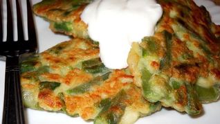 Рецепт Шницеля вегетарианского из стручковой фасоли