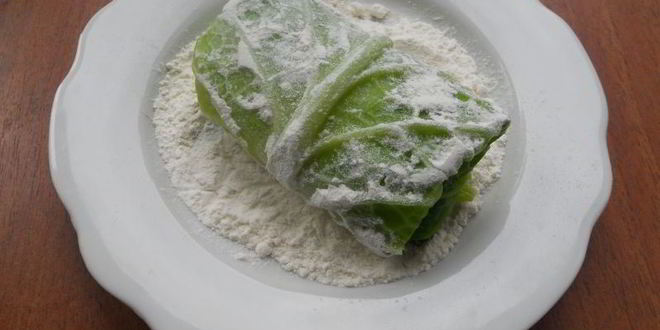 Рецепт шницелей из савойской капусты с сыром