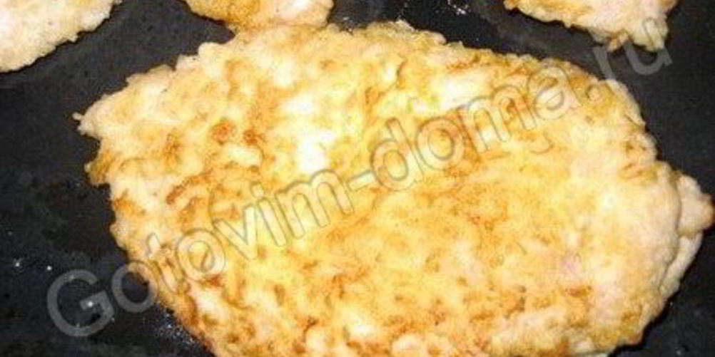 Как приготовить шницели куриные в сырной шубе