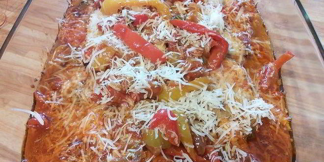 Рецепт свиных шницелей, запеченных в остром цыганском соусе