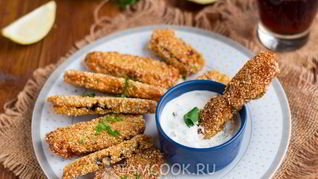 Рецепт Вегетарианского грибного шницеля