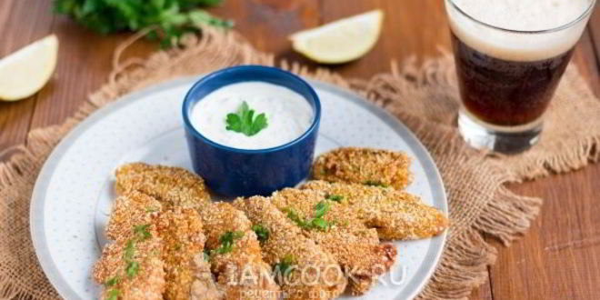 Рецепт вегетарианского грибного шницеля