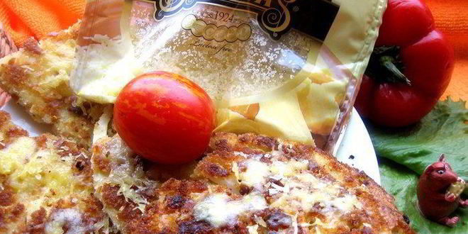 Рецепт капустных стейков под сыром джюгас