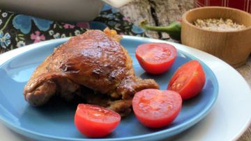 Рецепт Куриных стейков в имбирно-пряном маринаде