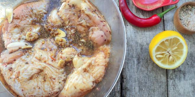 Рецепт куриных стейков в имбирно-пряном маринаде