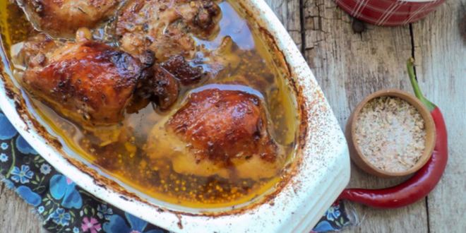 Рецепт куриных стейков в имбирно-пряном маринаде