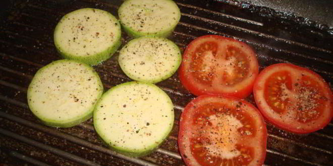 Рецепт рибая стейк с овощами гриль