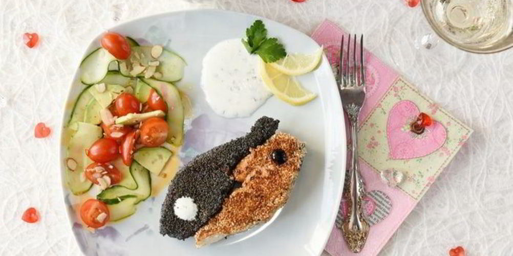 Как приготовить стейк из семги инь-янь