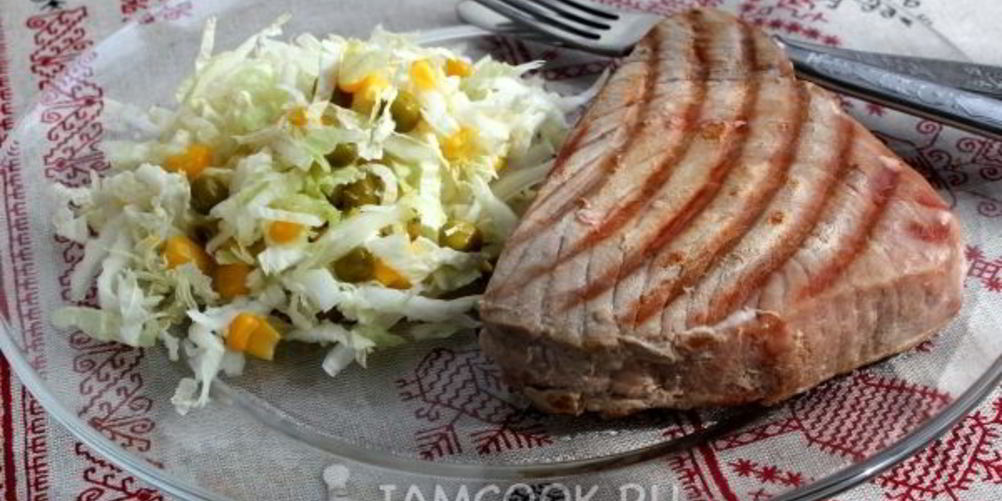 Как приготовить стейк из тунца