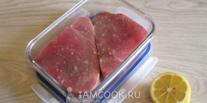 Рецепт стейка из тунца