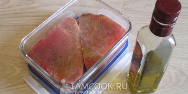 Рецепт стейка из тунца