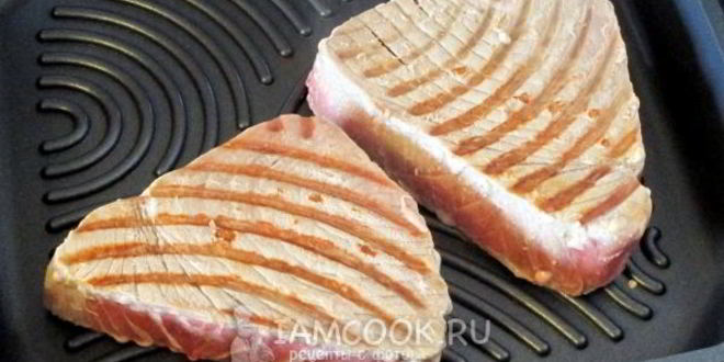 Рецепт стейка из тунца