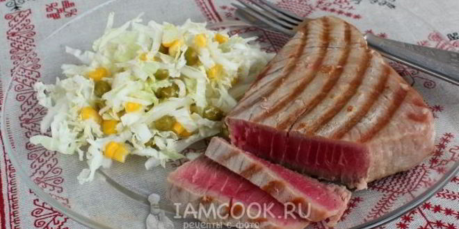 Рецепт стейка из тунца