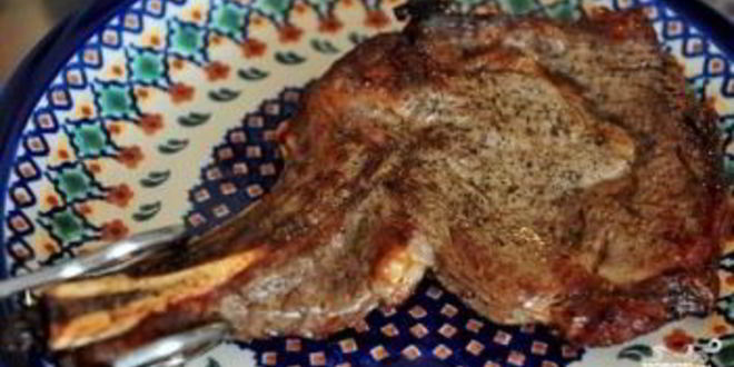 Рецепт стейка на кости