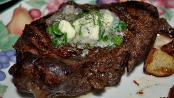 Рецепт Стейка на сковороде