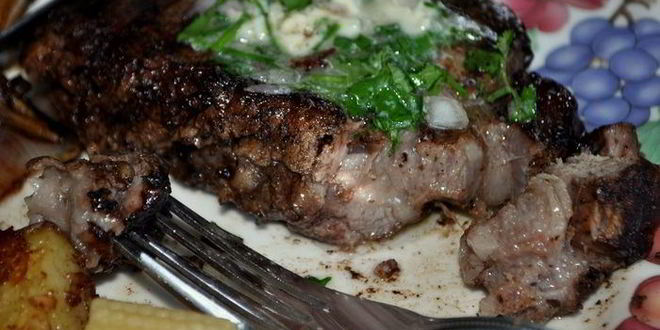 Рецепт стейка на сковороде