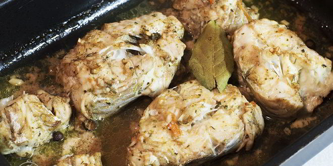 Рецепт стейка пикши в духовке