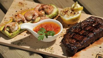 Рецепт Стейка с сэндвичем из кабачка