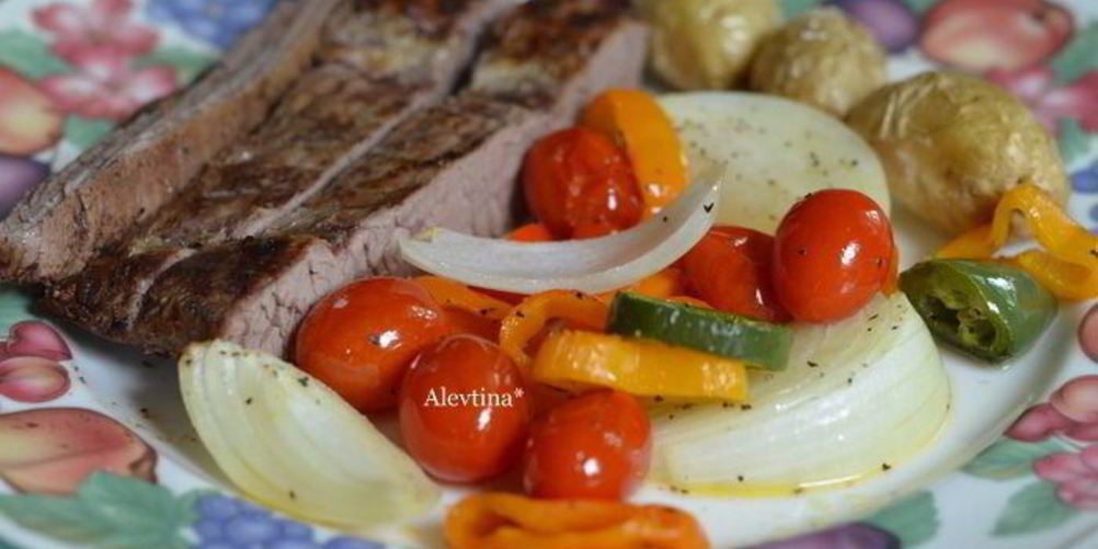 Как приготовить стейк с томатной сальсой