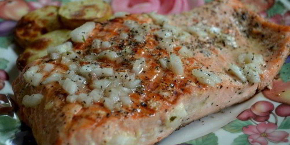 Как приготовить стейк семги на вермут-маринаде