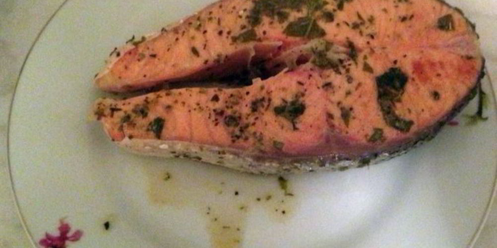 Как приготовить стейк семги с базиликом