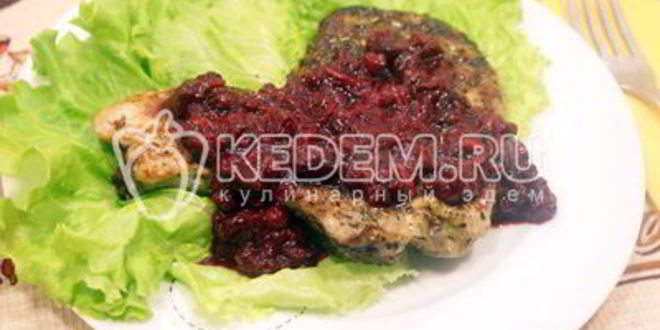 Рецепт стейка свиного на сковороде