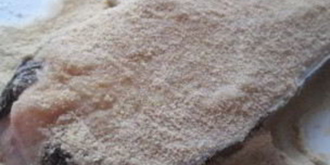 Рецепт стейка зубатки на сковороде