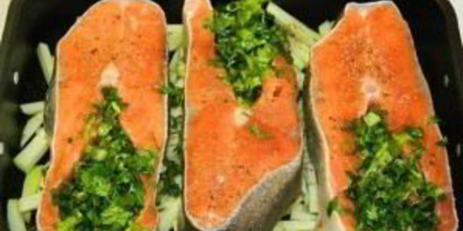 Рецепт стейков из кижуч