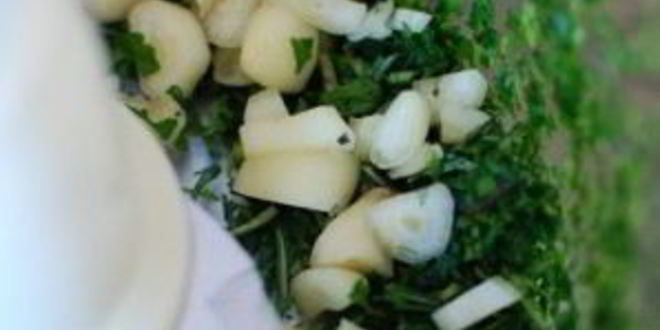 Рецепт стейков в зеленом маринаде