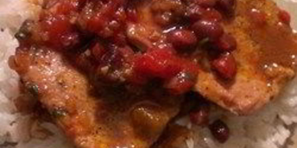 Как приготовить свиной стейк с фасолью по-техасски