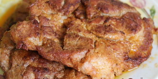 Рецепт свиных стейков в паприке