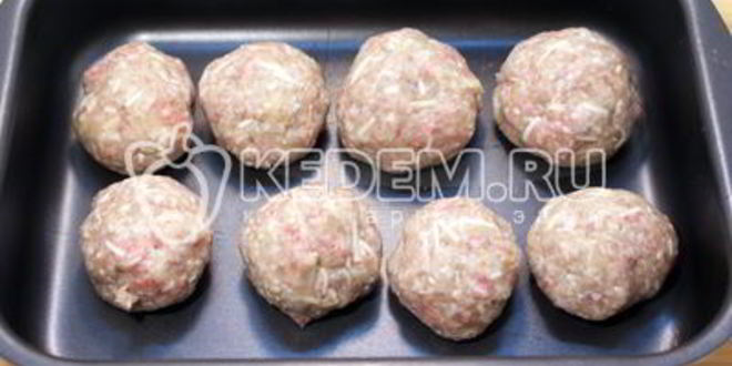 Рецепт рождественского венка из тефтелей