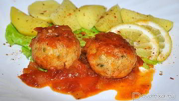 Рецепт Рыбных тефтелей в соево-томатном соусе