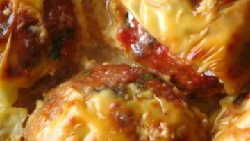 Рецепт Свекольно-мясных тефтели с грибной начинкой