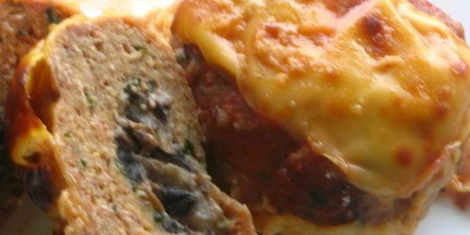 Рецепт свекольно-мясных тефтели с грибной начинкой