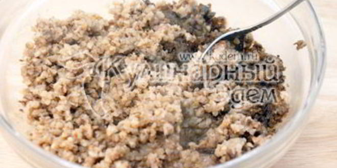 Рецепт тефтелей из гречки с грибами