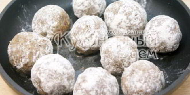 Рецепт тефтелей из гречки с грибами