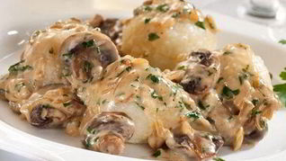 Рецепт Тефтелей из картофеля под грибным соусом