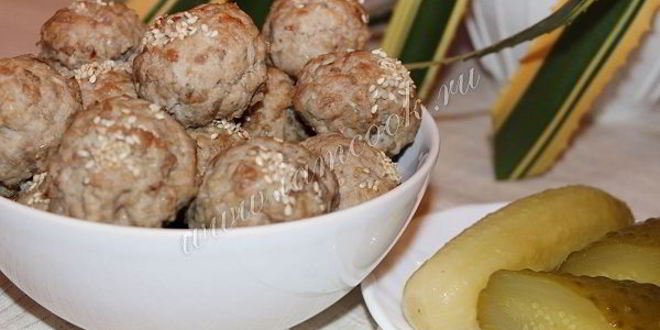 Рецепт тефтелей с гречкой