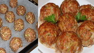 Рецепт Тефтелей с кабачками