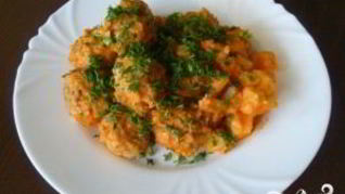 Рецепт Тефтелей с картошкой в мультиварке