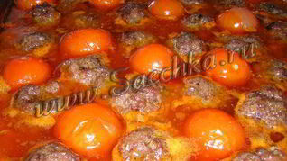 Рецепт Тефтелей с томатами черри