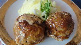 Рецепт Тефтелей с томатно-сметанным соусом