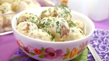 Рецепт Тефтелей в сливочном соусе