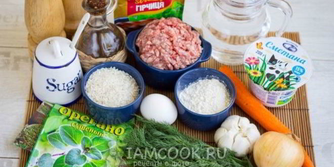 Рецепт тефтелей в сметанно-томатном соусе