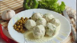 Рецепт Тефтелей в сырном соусе