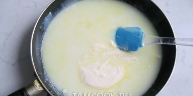 Рецепт тефтелей в сырном соусе